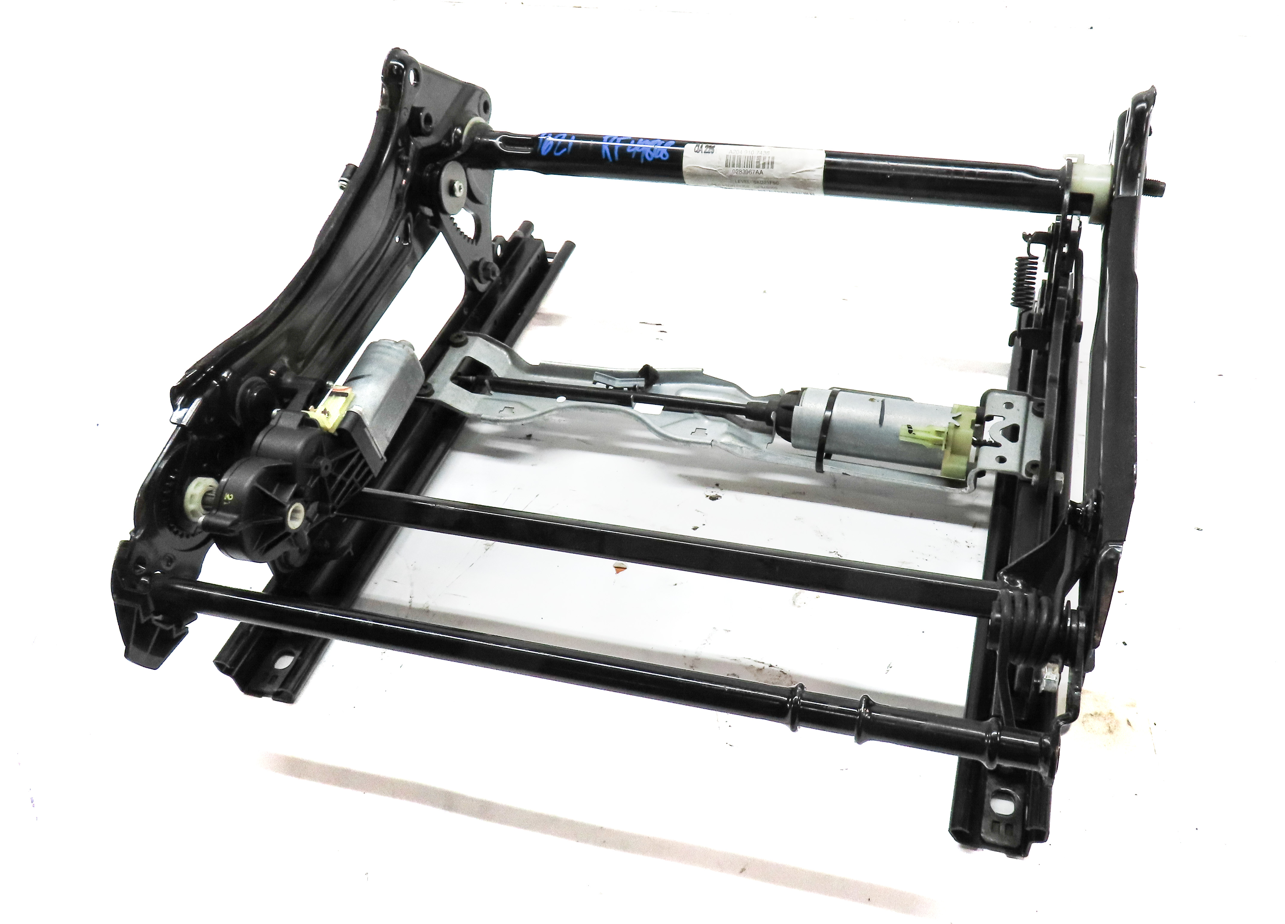 08-14 C CLASS W204 SEDAN FRONT RIGHT PASSENGER SEAT TRACK w/ ADJUST MOTORS — exact item pictured